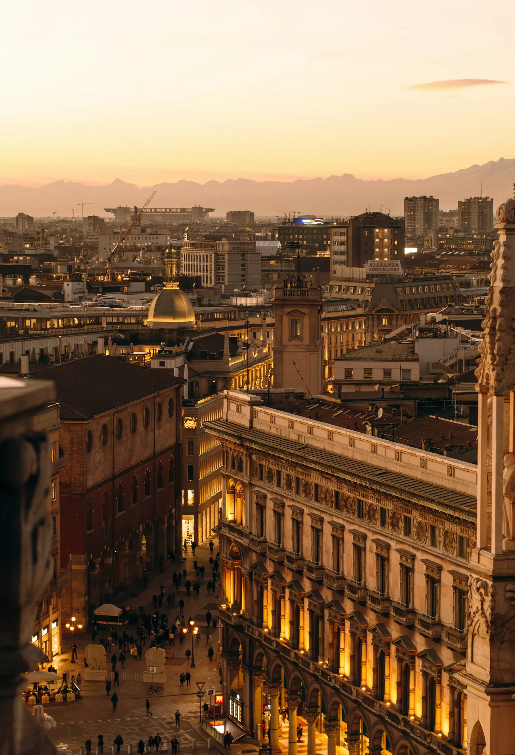 Milan at night